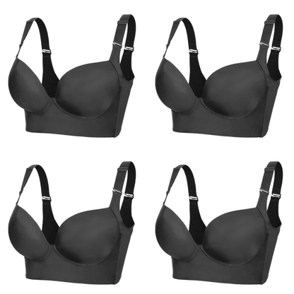 PROMOÇÃO POR TEMPO LIMITADO 🔥 -  Kit 4 Sutiãs Becca Push-Up Modelador